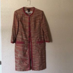 Long jacket with a skirt